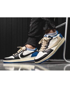 Кеды Nike Travis Scott & Fragment&Air Jordan 1 Low