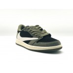 Кеды Nike Travis Scott & Fragment & Air Jordan 1 Low OG Black Olive