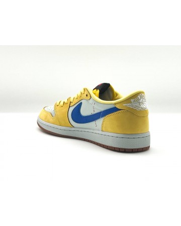 Кеды Nike Travis Scott & Air Jordan 1 Low " Canary"