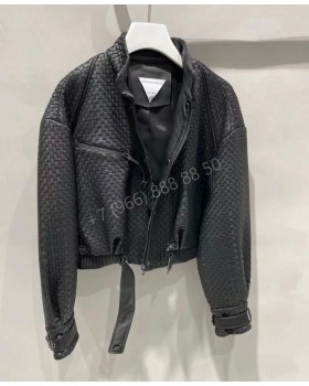 Кожаная куртка Bottega Veneta