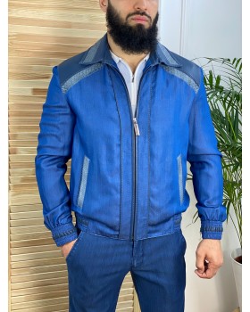 Куртка Stefano Ricci со вставками из кожи питона