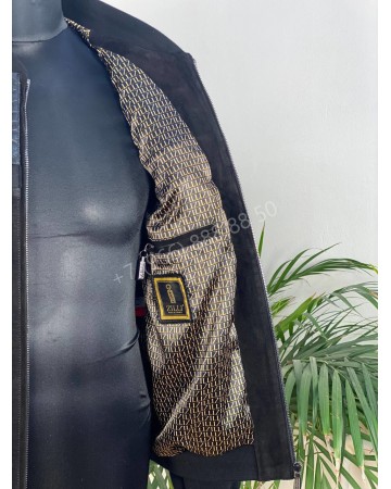Куртка Zilli со вставками из кожи крокодила