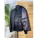 Кожаная куртка Stefano Ricci со вставками из кожи питона