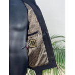 Куртка Zilli со вставками из кожи крокодила