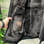 Кашемировая куртка Loro Piana с мехом бобра