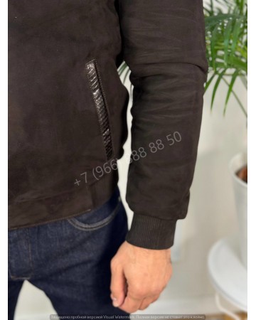 Куртка Brunello Cucinelli ставка из кожи питона
