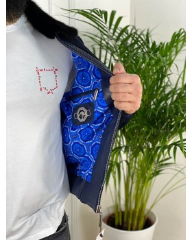 Кашемировая куртка Stefano Ricci со вставками из кожи крокодила-foto7