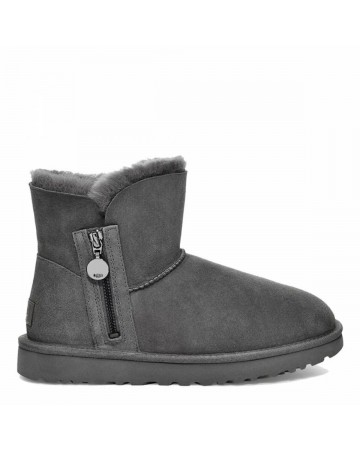 Угги UGG Bailey Zip Mini Grey