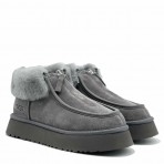 Угги UGG Funkette Platform Boots Grey