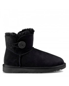 Угги UGG Mini Bailey Button II Black