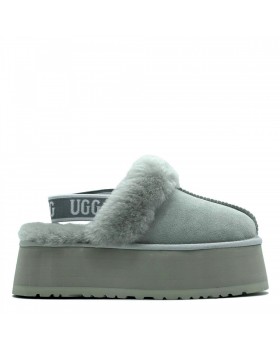 Угги UGG Funkette Suede Platform Grey Violet