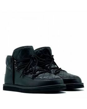 Угги UGG Lodge Mini Leather Black