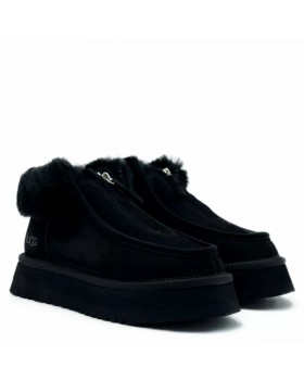 Угги UGG Funkette Platform Boots Black