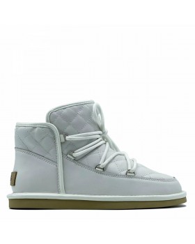 Угги UGG Lodge Mini Leather White