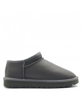 Угги UGG Ultra Mini Tasman Leather Grey