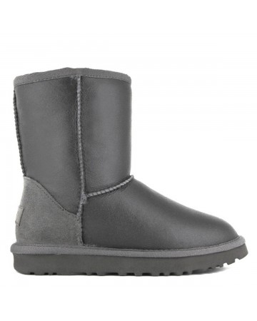 Угги UGG Classic Short Metallic Grey